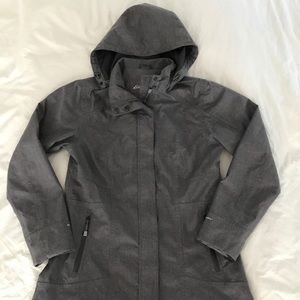 Women’s Eddie Bauer Gray Raincoat Jacket Small